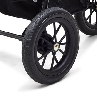 Palster Trek All Terrain Dog Stroller - Midnight Black - Free Rain Cover