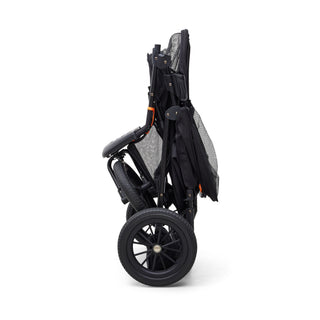 Palster Trek All Terrain Dog Stroller - Midnight Black - Free Rain Cover