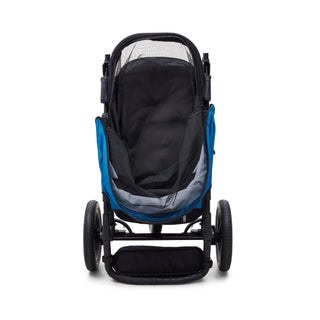 Palster Trek All Terrain Dog Stroller - Black & Harbour Blue - Free Rain Cover