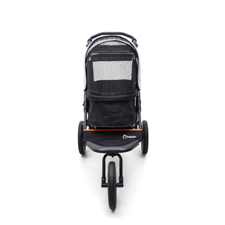 Palster Trek All Terrain Dog Stroller - Black & Harbour Blue - Free Rain Cover
