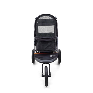 Palster Trek All Terrain Dog Stroller - Black & Mist Silver - Free Rain Cover