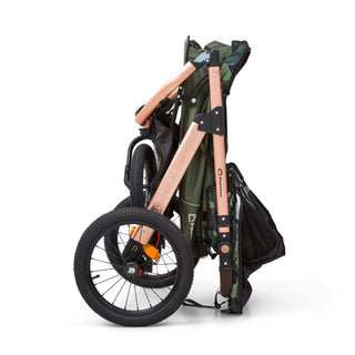 Palster Quest All Terrain Dog Stroller - Green Camouflage - Free Rain Cover