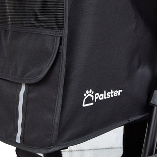 Palster Explorer All Terrain Dog Stroller - Black & Mist Silver