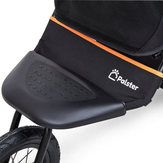 Palster Explorer All Terrain Dog Stroller - Black & Mist Silver