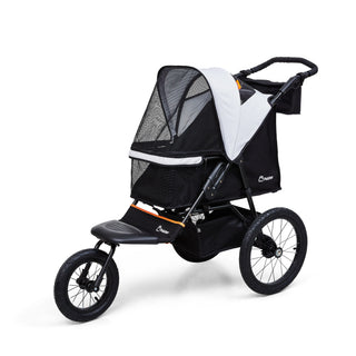 Palster Explorer All Terrain Dog Stroller - Black & Mist Silver