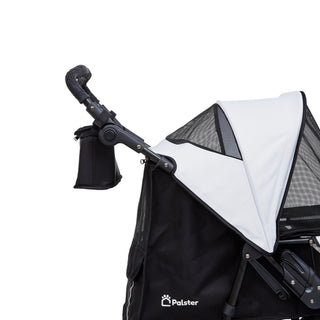 Palster Explorer All Terrain Dog Stroller - Black & Mist Silver