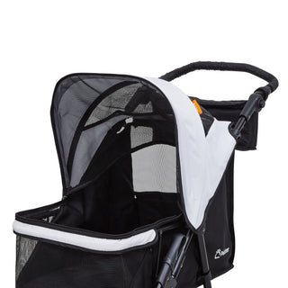 Palster Explorer All Terrain Dog Stroller - Black & Mist Silver