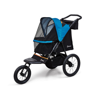 Palster Explorer All Terrain Dog Stroller - Black & Harbour Blue