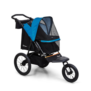 Palster Explorer All Terrain Dog Stroller - Black & Harbour Blue