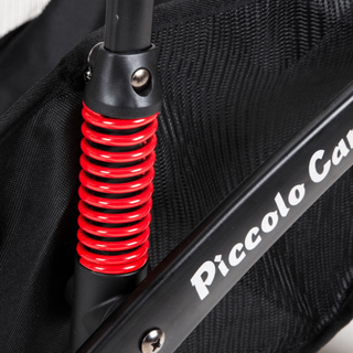 Piccolocane Carino2 Luxury Dog, Pet Stroller & Carry Cot - Black