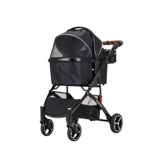 Piccolocane Carino2 Luxury Dog, Pet Stroller & Carry Cot - Black