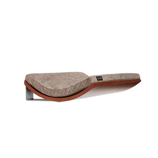 The CHILL Cat Shelf Perch by Cosy & Dozy – Walnut (Multiple Cushion Colours Available)