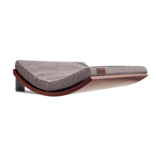 The CHILL Cat Shelf Perch by Cosy & Dozy – Walnut (Multiple Cushion Colours Available)
