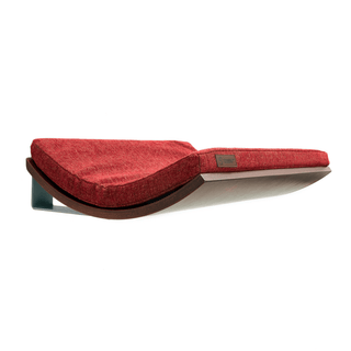 The CHILL Cat Shelf Perch by Cosy & Dozy – Walnut (Multiple Cushion Colours Available)