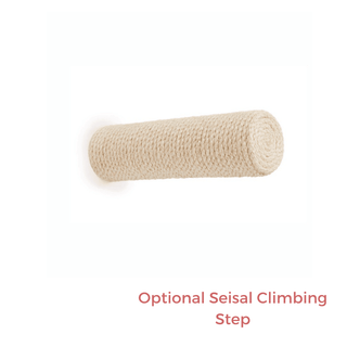 The CHILL Cat Shelf Perch by Cosy & Dozy – Walnut (Multiple Cushion Colours Available)