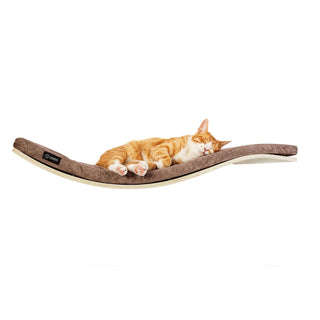 The CHILL DeLuxe Cat Shelf Perch by Cosy & Dozy – Maple Wood (Multiple Cushion Colours Available)