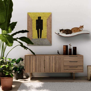 The CHILL DeLuxe Cat Shelf Perch by Cosy & Dozy Bundle - 2 Steps (Multiple Cushion Colours Available)