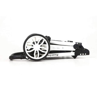 Piccolocane Tanto2 Luxury Dog Stroller, Detachable Pet Carrier & Free Rain Cover - Black
